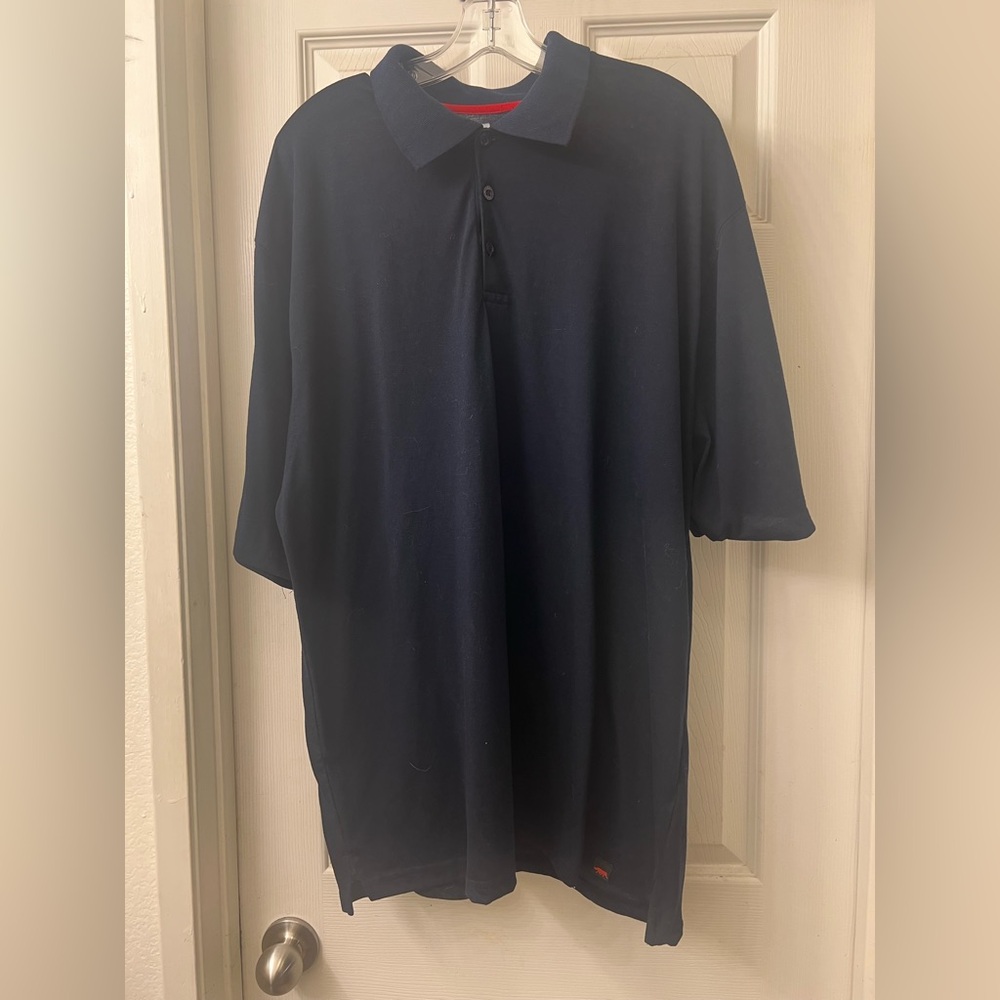 Men's Navy Red Rhino Polo Shirt - Size 3XL
